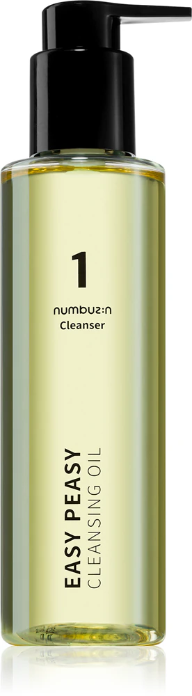 Numbuzin No. 1 Easy Peasy Cleansing Oil Oil for cleansing and make-up removal Moisturizes the skin and refines pores