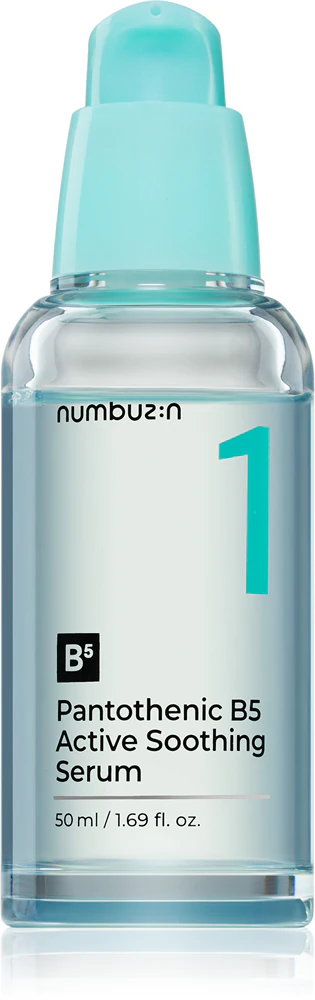 Numbuzin No. 1 Pantothenic B5 Active Soothing Serum intensive, hydrating serum with gel texture