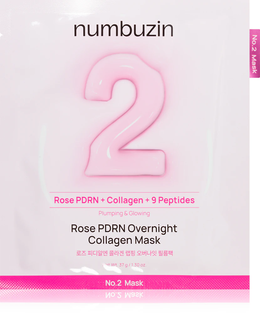Numbuzin No. 2 Rose PDRN OverNight Collagen Mask: Deeply nourishing night mask