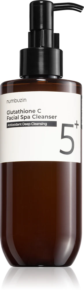 Numbuzin No. 5 Glutathione C Facial Spa Cleanser Oil for cleansing and makeup removal to rejuvenate facial skin