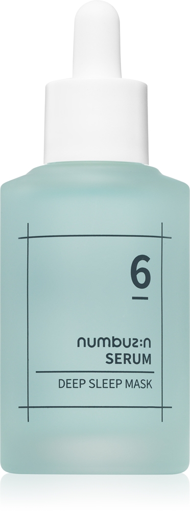 Numbuzin No. 6 Deep Sleep Mask Serum Night serum for intensive skin moisturizing