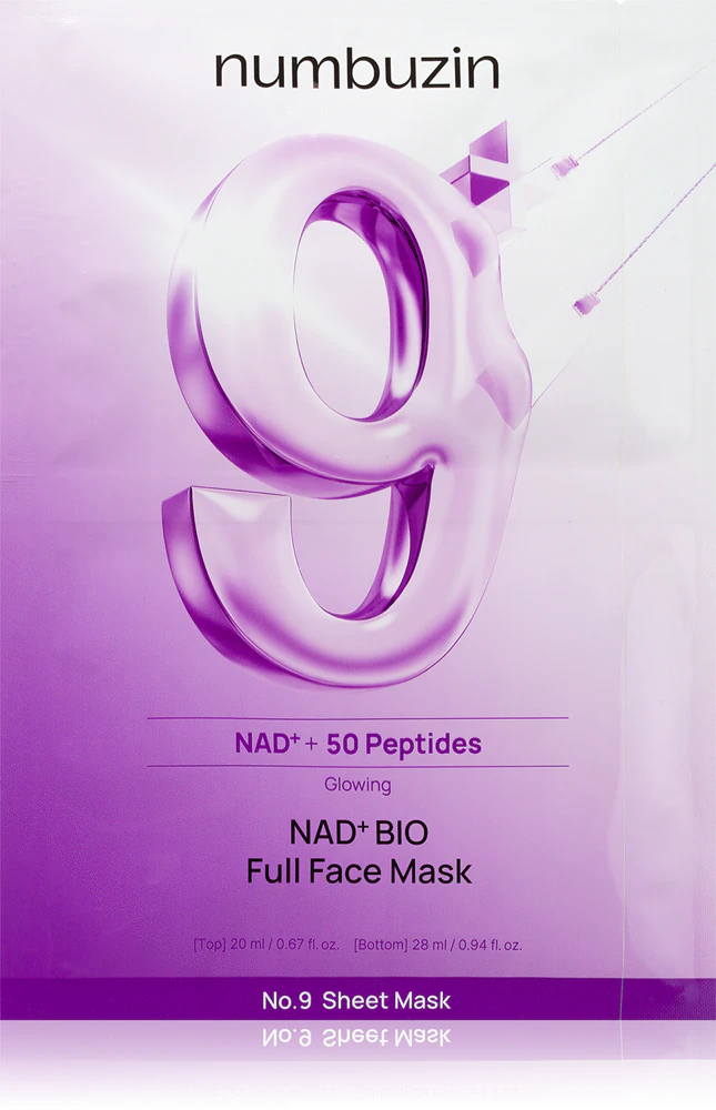 Numbuzine No. 9 NAD Bio Lifting-sil Full Face Mask firming collagen mask with peptides