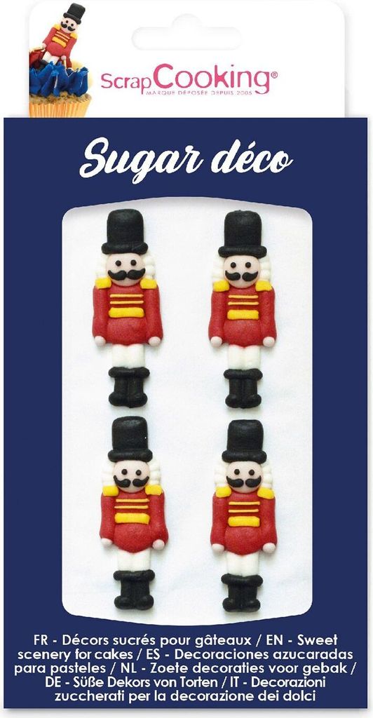 ScrapCooking Nutcracker sugar decorations