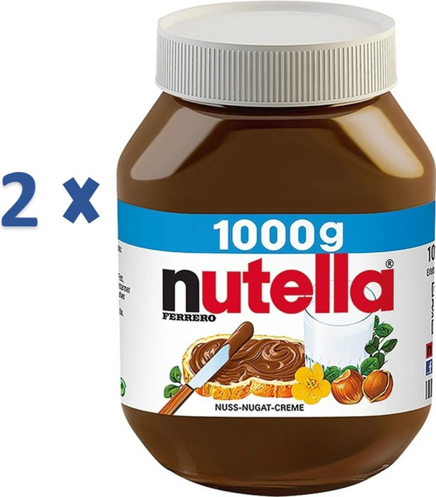 Ferrero Nutella 2er Pack (2 x 1000g)