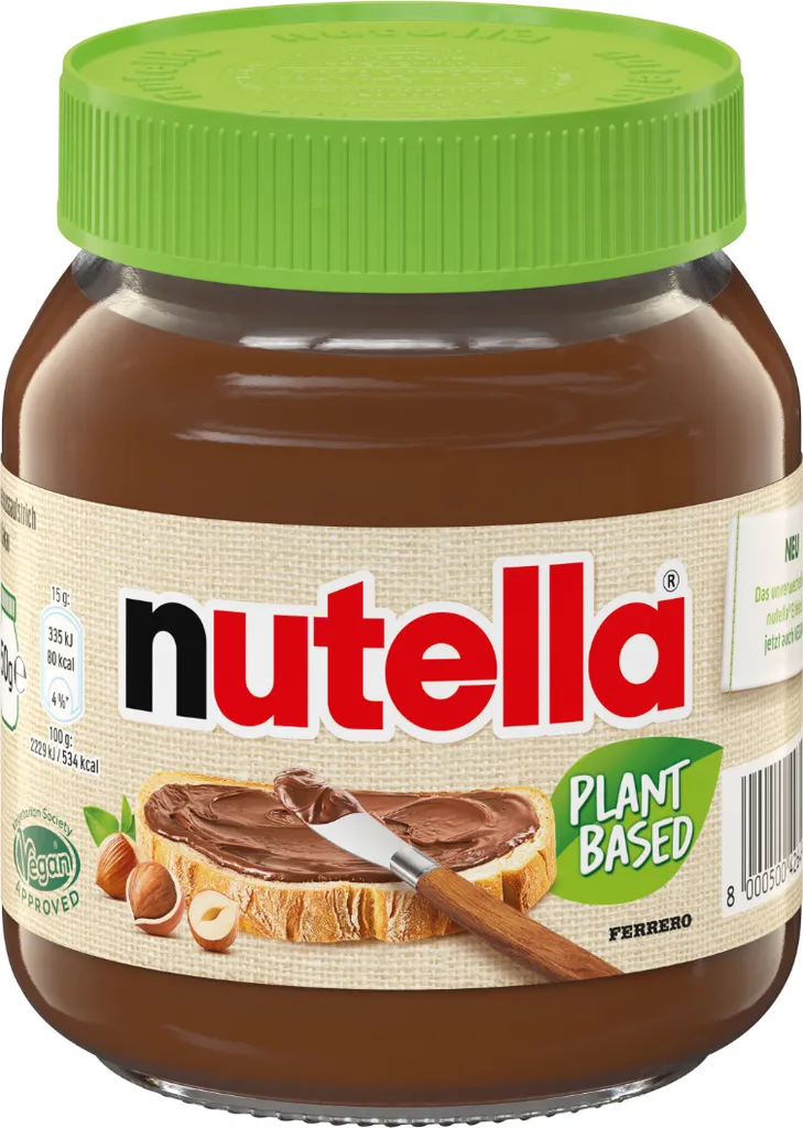 Ferrero Nutella Plant Based Vegan Plant-Based Nut Nougat Spread 350g