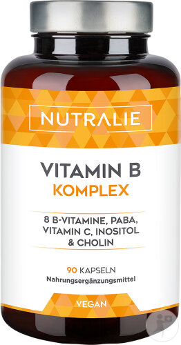 Restaxil Nutralie Vitamin B Complex with Vitamin C + Choline + Inositol + PABA 90 Capsules