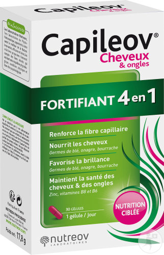 Nutreov Capileov Hair and Nail Strengthening Agent 30 Capsules