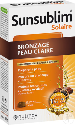 Nutreov Physcience Sunsublim Suntan Fair Skin 28 Capsules