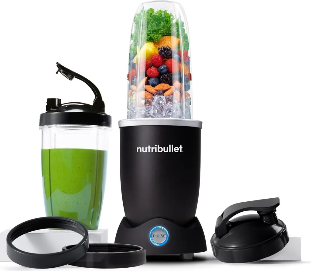 Nutribullet Electric Mixer Kitchen Appliances NB120MB Powerful Smoothie Maker 1200 Watts 700ml 900ml Black
