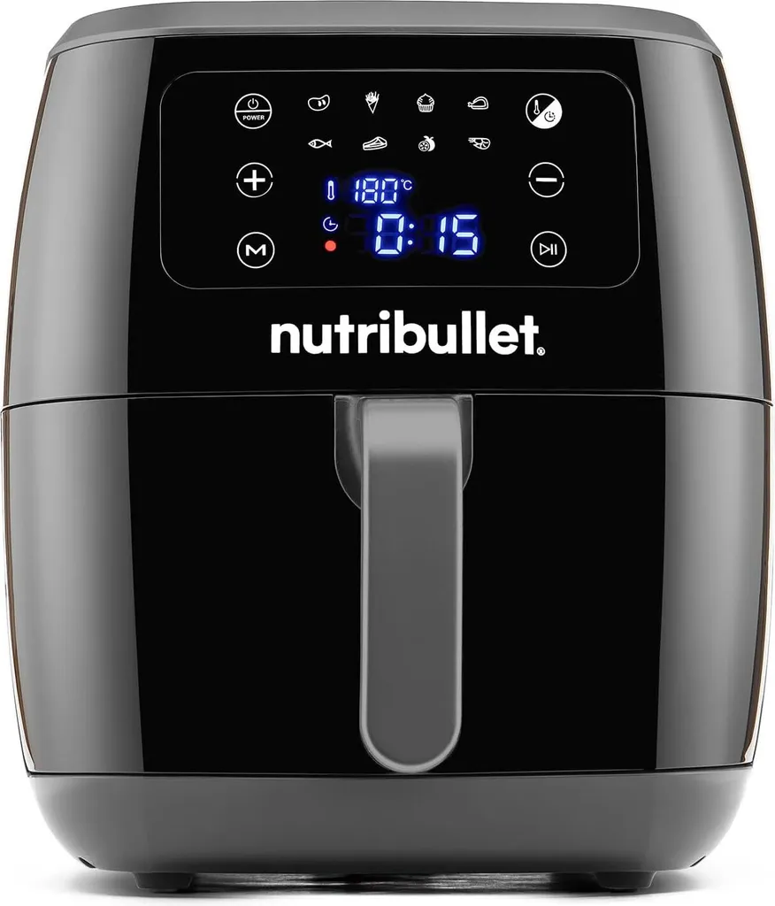 nutribullet XXL Digital Airfryer NBA071B black hot air fryer