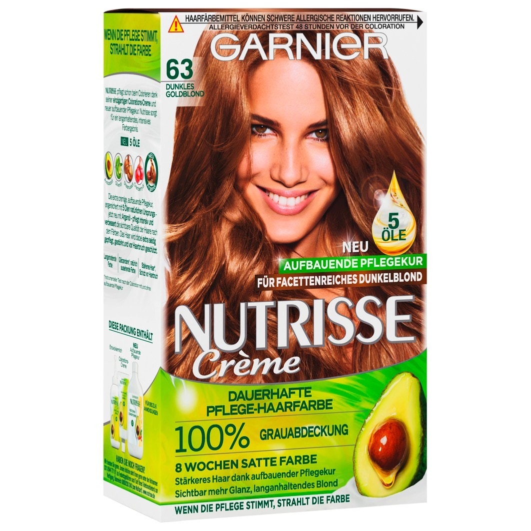 Garnier Nutrisse cream, 1 Stück Nr. 63 - Dunkles Goldblond