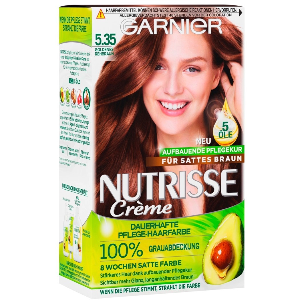 Garnier Nutrisse cream, 1 Stück Nr. 5.35 - Goldenes Rehbraun