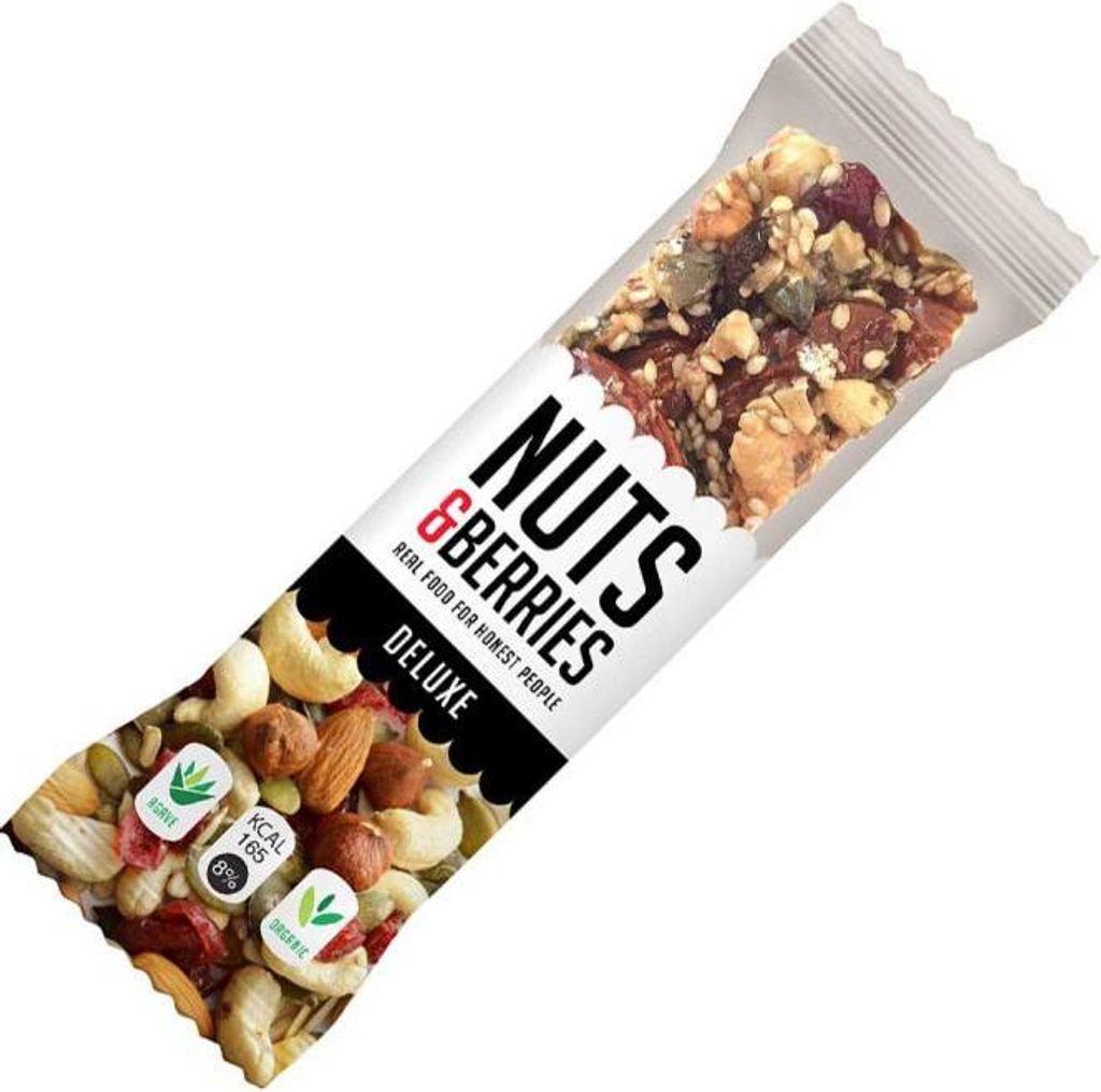 Nuts & Berries - Energieriegel Deluxe - VEGAN  - 30g