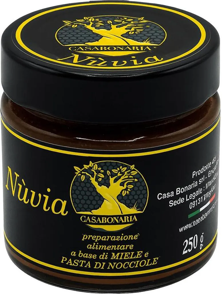 Win2Win Tech Nùvia - Sardinian eucalyptus honey and pasta made from Piedmontese hazelnuts I.G.P. 250g