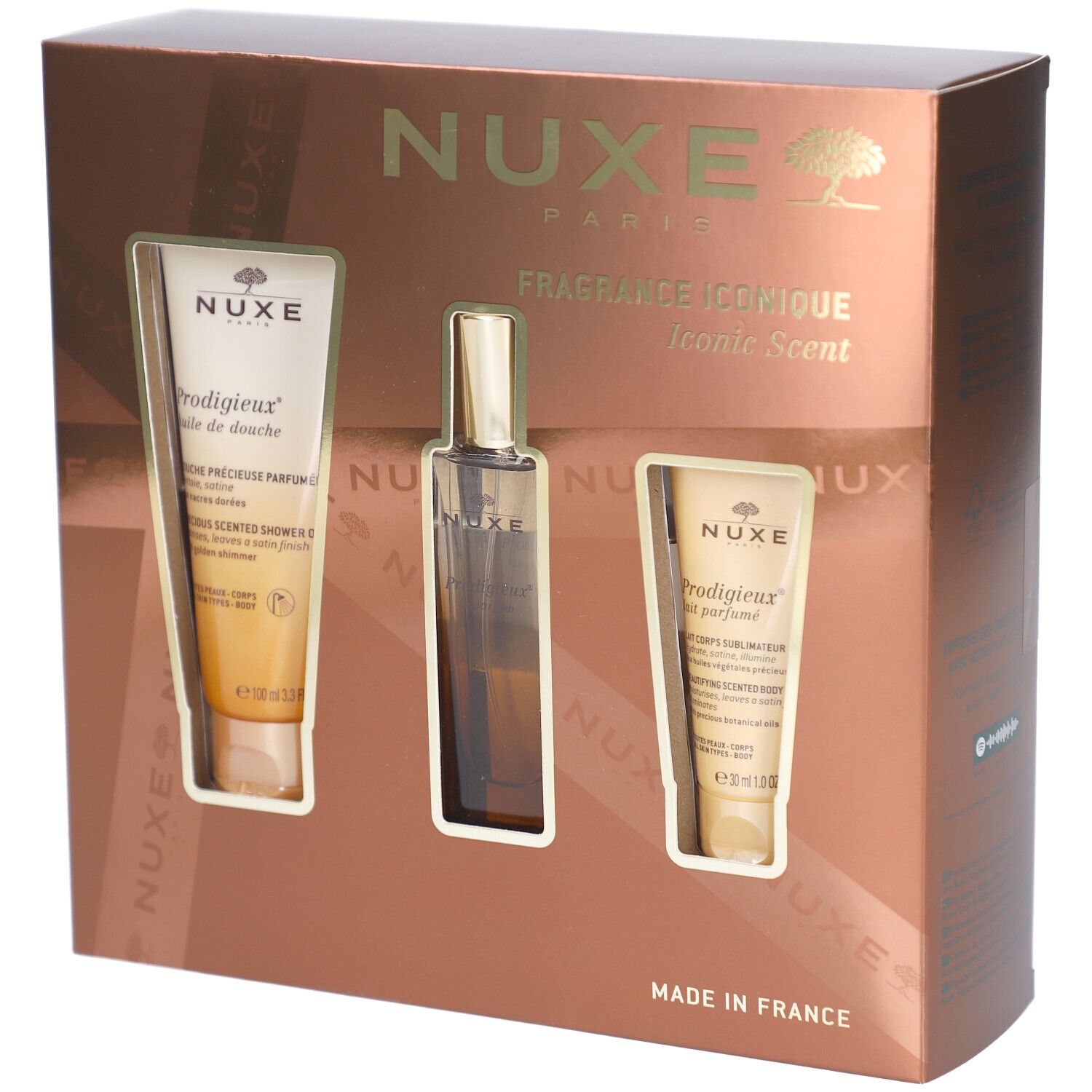 NUXE Coffret Noël Fragrance Iconique – Christmas Gift Set: Cult Fragrance