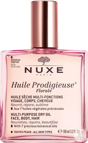 Nuxe Huile Prodigieuse Florale Multipurpose Dry Oil Face Body And Hair All Skin Types 100ml