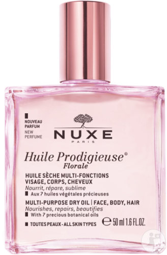 Nuxe Huile Prodigieuse Florale Multifunctional Dry Oil Face Body Hair All Skin Types 50m