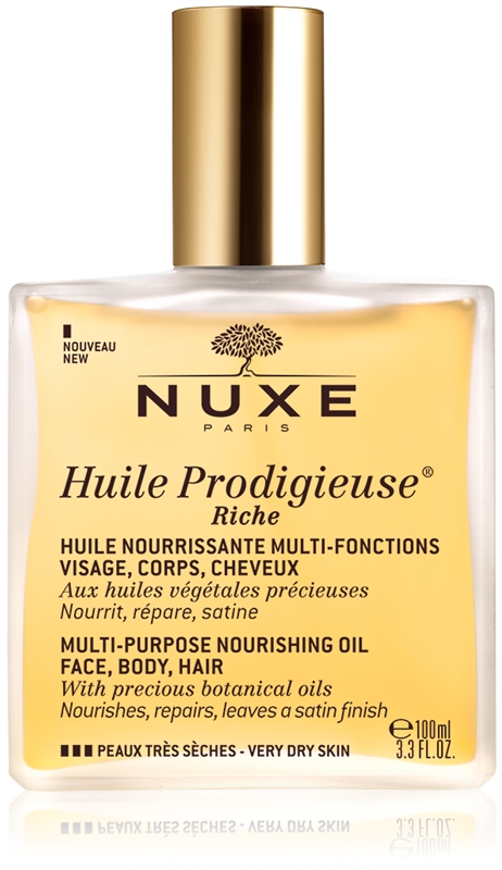 Nuxe Huile Prodigieuse Riche multifunctional dry oil for very dry skin