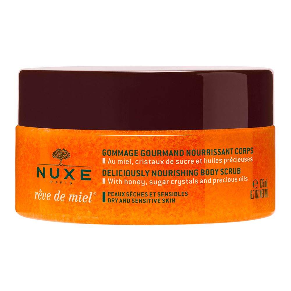 NUXE Rêve de Miel® glättendes Peeling für den Körper bei sehr trockener Haut 175 ml