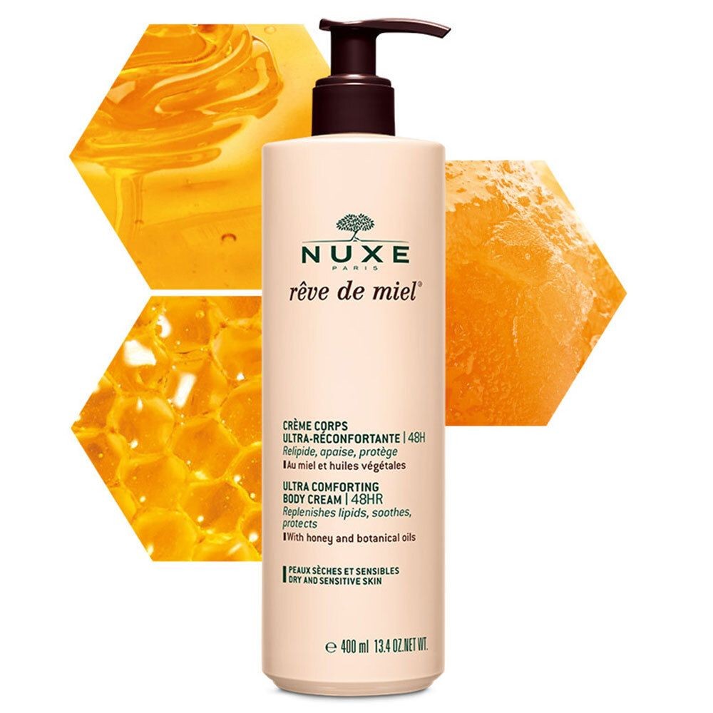 NUXE Rêve de Miel® Ultra Comfort Body Cream 48H 400 ml