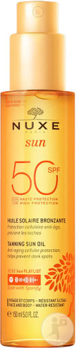 Nuxe Sun Bronzing Oil IP50 Face And Body 150ml