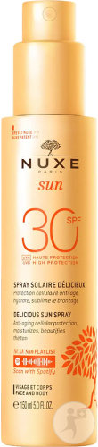 Nuxe Sun Sun Spray Delicieux SPF30 For Face And Body Spray 150ml