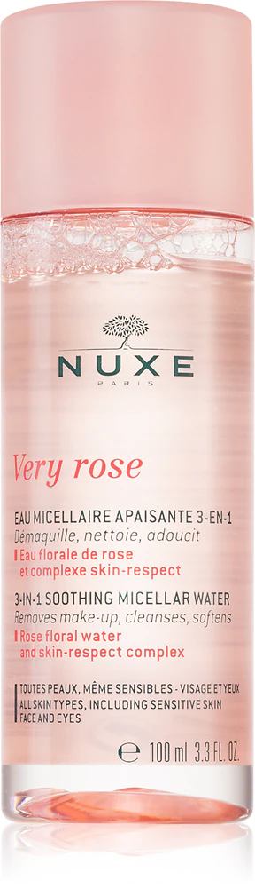Nuxe Very Rose soothing micellar water for face and eyes 100 ml