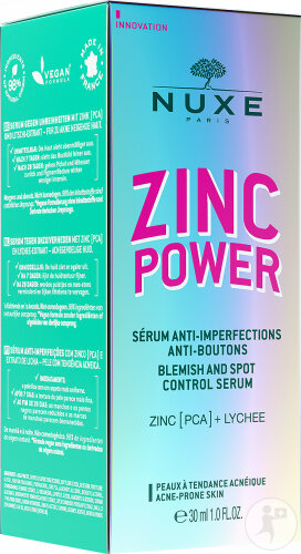 Nuxe Zinc Power Anti-Imperfection Serum Pump Bottle 30ml