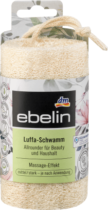 ebelin Loofah sponge, 1 pc