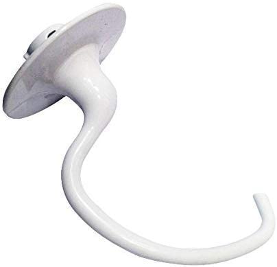 Kitchenaid Blender 5QT coated dough hook (18.5 cm) for bowl lifter only. K5ADH WPW10674621 Compatible with 5QT Bowl Lift Mixers
