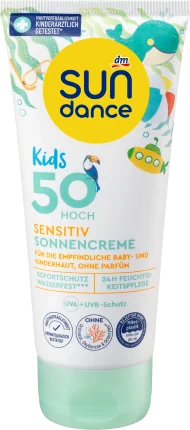 SUNDANCE Sunscreen kids sensitive LSF 50, 100 ml