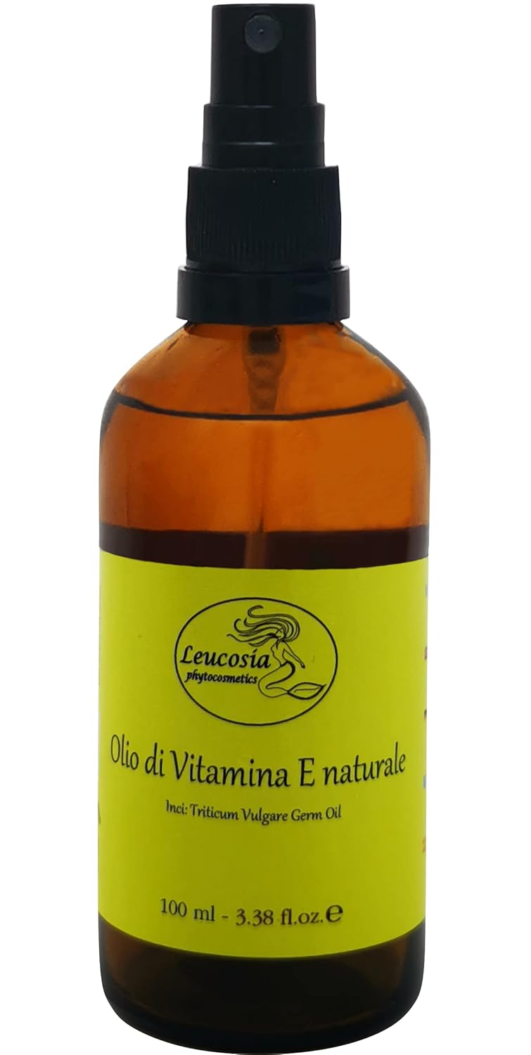Natural Vitamin E Oil - 100% Natural - Suitable for Nutrient Supply of the Skin and Strengthening Hair