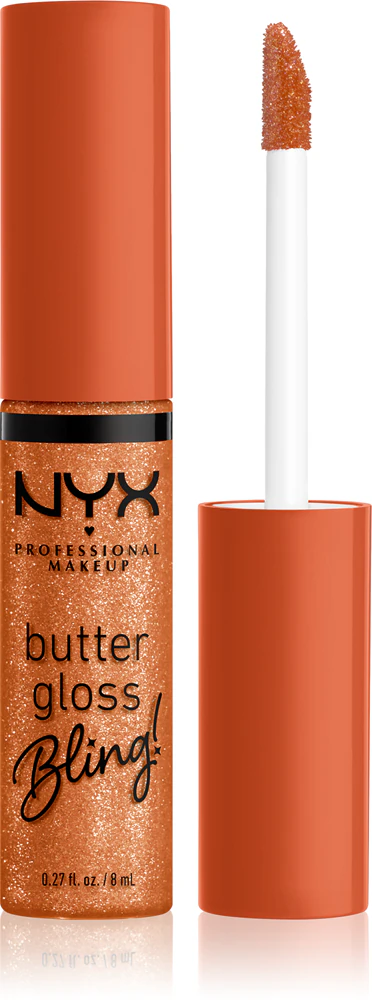 NYX Professional Makeup Butter Gloss Bling Glitter lip gloss Farbton 03 Pricey 8 ml