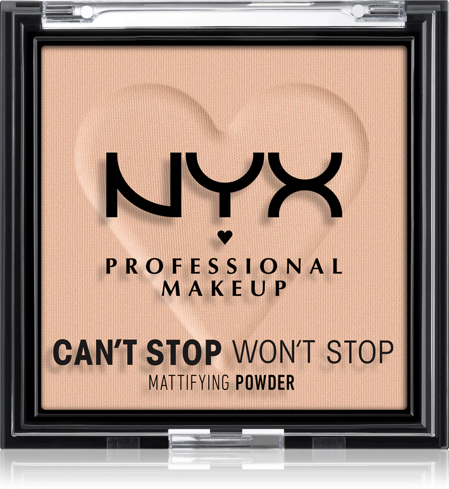 NYX Professional Makeup Cant Stop Wont Stop Mattifying Powder mattifying powder Farbton 04 Meduim 6 g