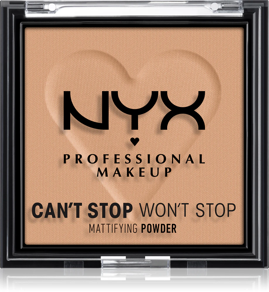NYX Professional Makeup Cant Stop Wont Stop Mattifying Powder mattifying powder Farbton 06 Tan 6 g