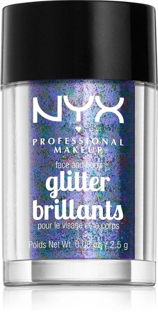 NYX Professional Makeup Face & Body Glitter Brillants Glitter for body and face Farbton 11 Violet 2,5 g