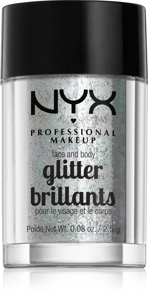 NYX Professional Makeup Face & Body Glitter Brillants Glitter for body and face Farbton 07 Ice 2,5 g