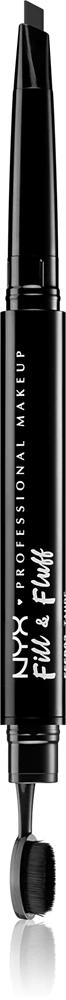 NYX Professional Makeup Fill & Fluff eyebrow pomade in a stick Farbton 08 - Black 0,2 g