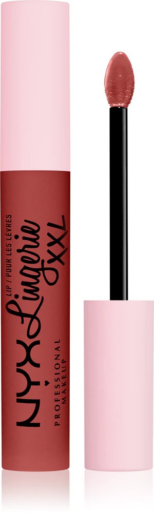 NYX Professional Makeup Lip Lingerie XXL liquid lipstick with a matte finish Farbton 07 - Warm up 4 ml