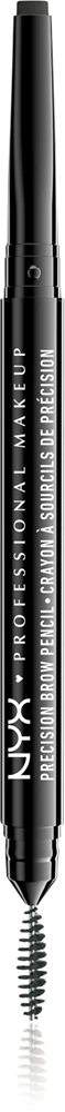 NYX Professional Makeup Precision Brow Pencil eyebrow pencil Farbton 06 Black 0,13 g