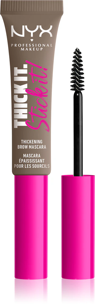 NYX Professional Makeup Thick it Stick It Brow Mascara Mascara for the eyebrows Farbton 01 Taupe 7 ml