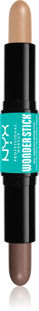 NYX Professional Makeup Wonder Stick Dual Face Lift double-sided contour stick Farbton 01 Fair 2× 4 g