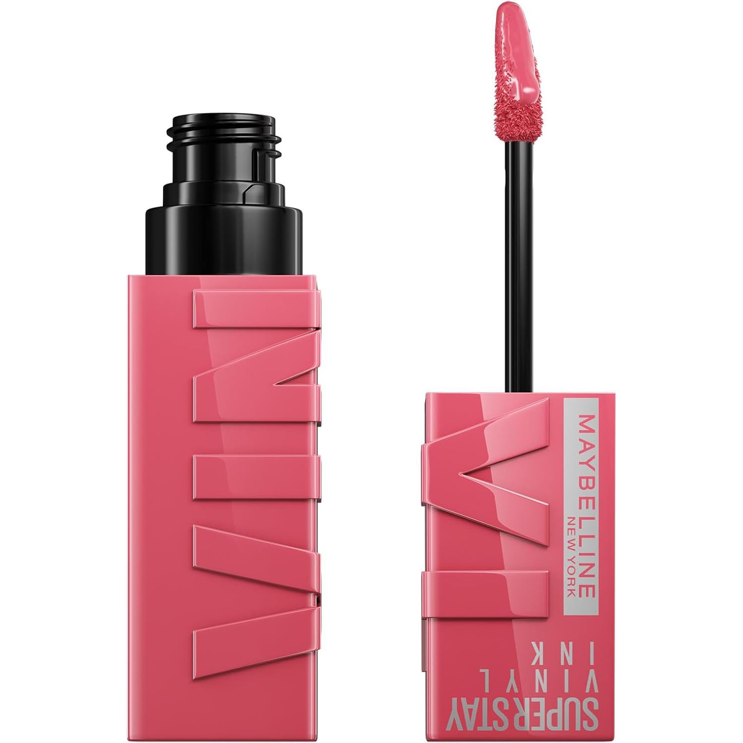 Maybelline New York Liquid Lipstick, with 16 Hour Hold and Glossy Finish, Super Stay Vinyl Ink, No. 145 Rogue, 4.2 ml