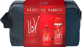 Ulric de Varens gift set Flash Eau de Toilette, deodorant & toiletry bag 3 pieces, 1 piece