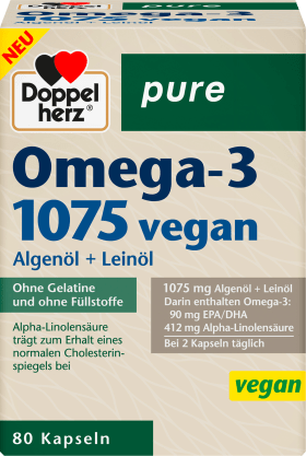 Doppelherz Omega-3 1075 vegan 80 pcs, 61.2 g