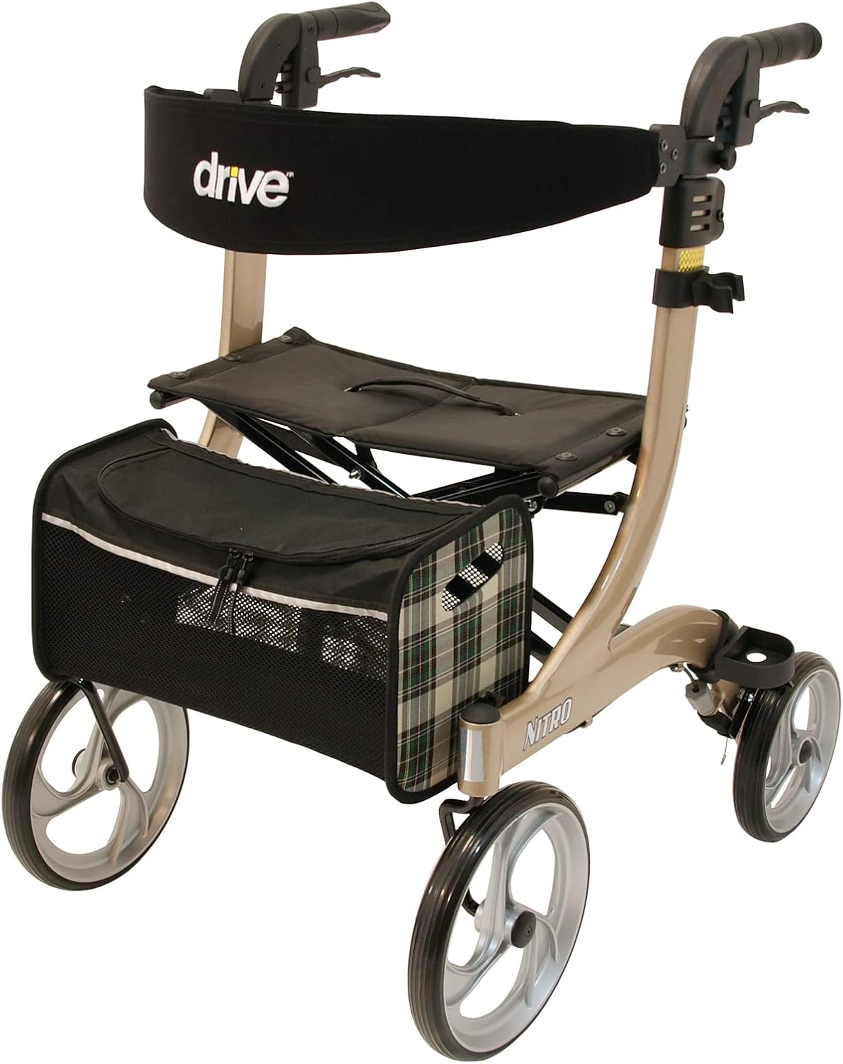 Drive Medical Nitro Walker, Large, Champagne-Coloured