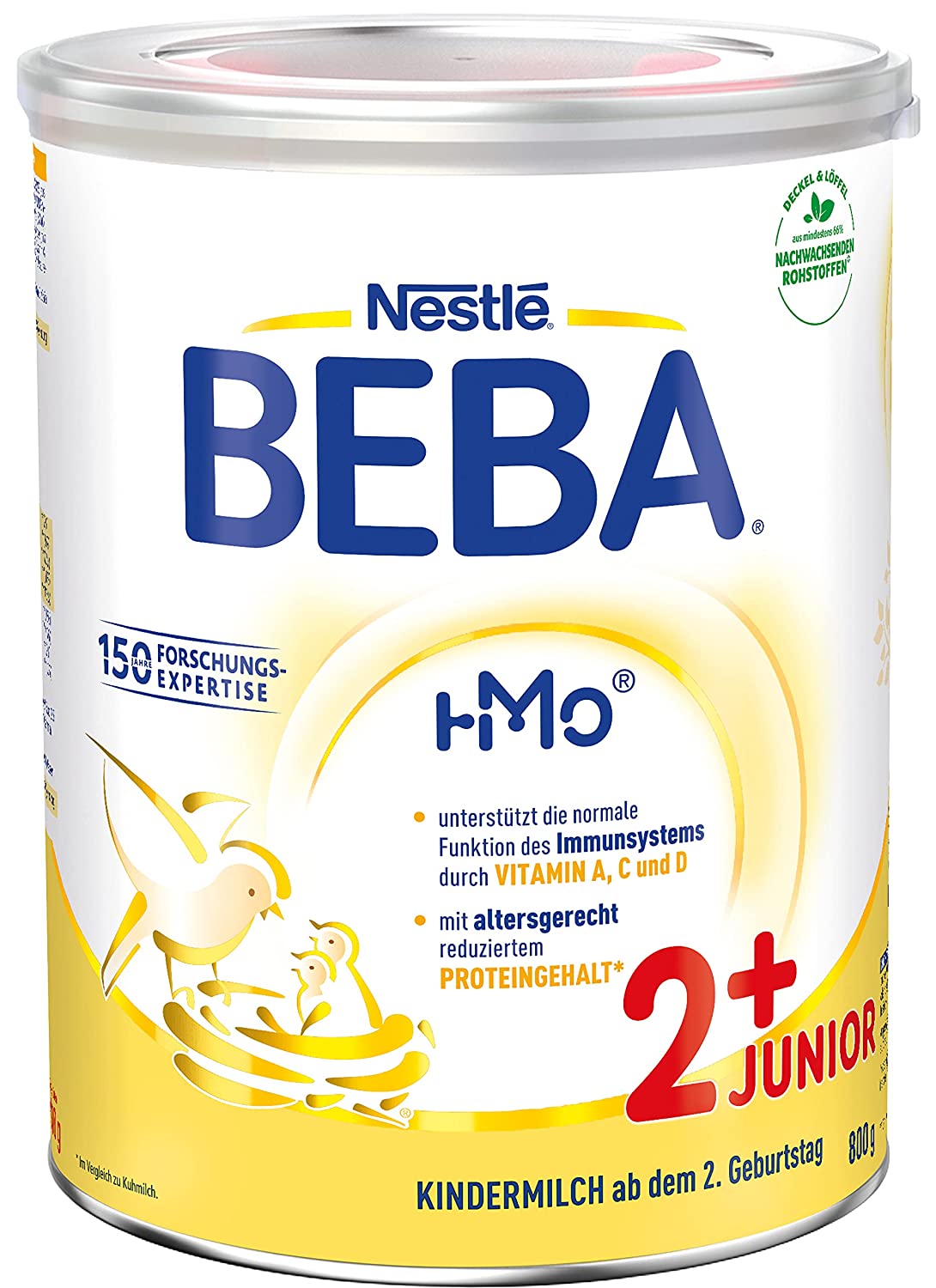 BEBA JUNIOR 2, Milchgetränk ab dem 2. Geburtstag, 1er Pack (1 x 800g)