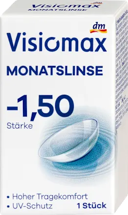 Visiomax Monthly contact lens, diopter -1.50, 1 piece