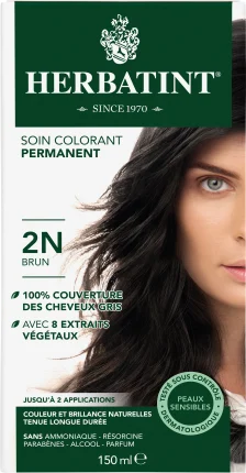 Herbatint Hair color gel 2n brown, 1 hour