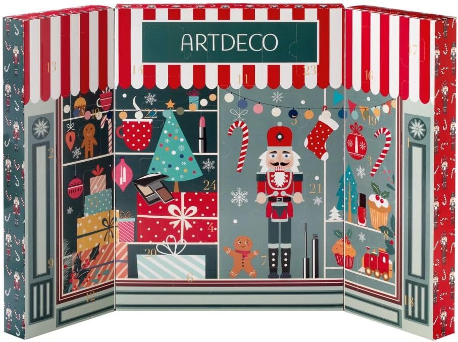 Jung ARTDECO Advent Calendar 2024 Beauty - Women's Cosmetics Advent Calendar Art Deco 24 Gifts Worth 300 €, Care Christmas Calendar Woman, Advent Calendar Women